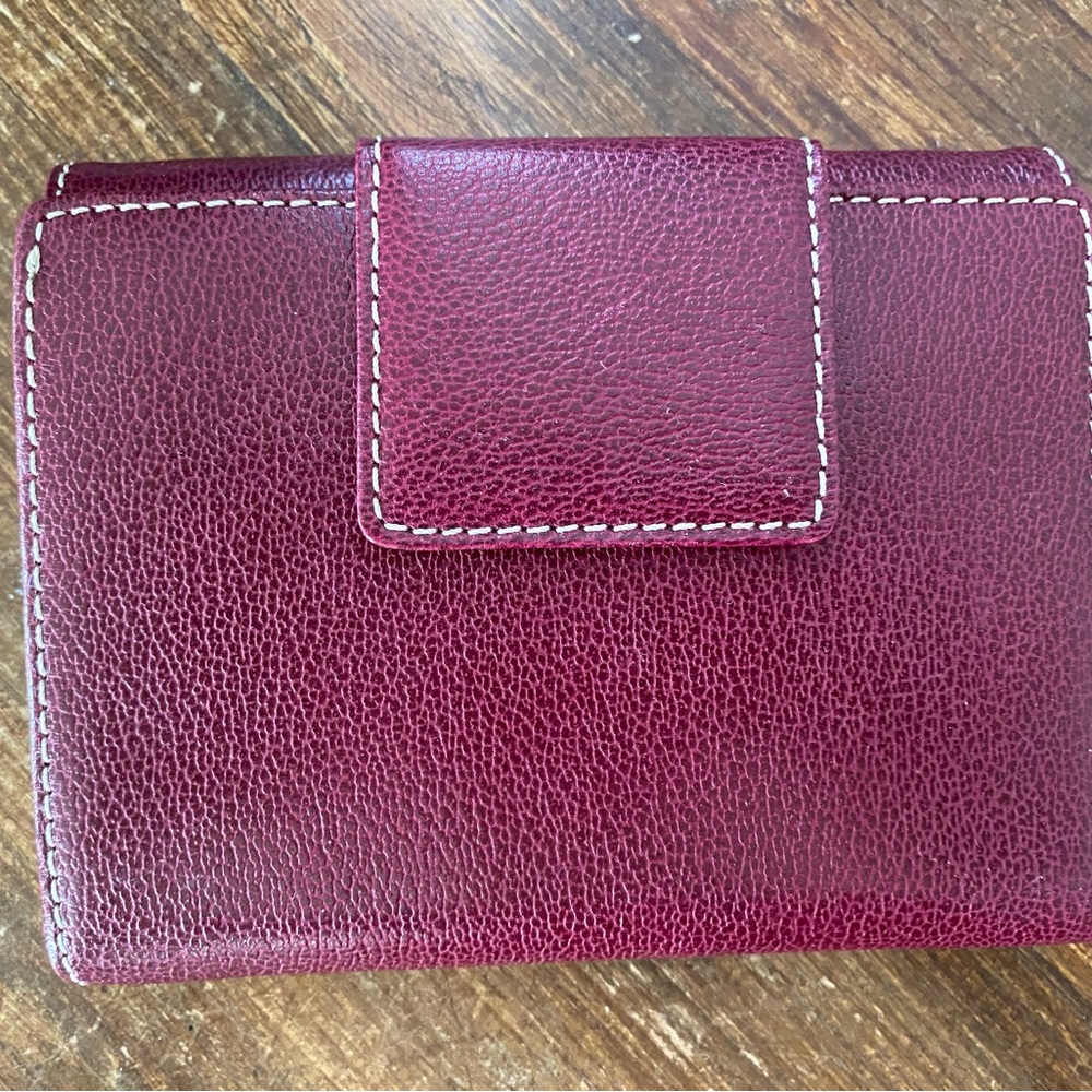 Kate Spade Travis Satchel in Raspberry Leather with Wallet - Picture 9 of 12